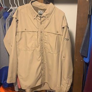 Drake button down collared long sleeve